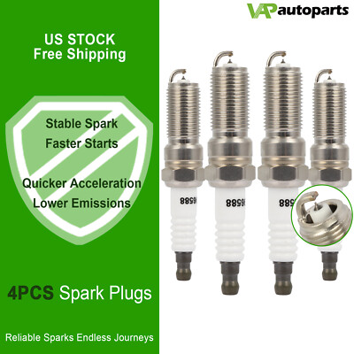 4x Iridium & Platinum Spark Plugs For 2013-2019 Ford Escape 2.0L L4