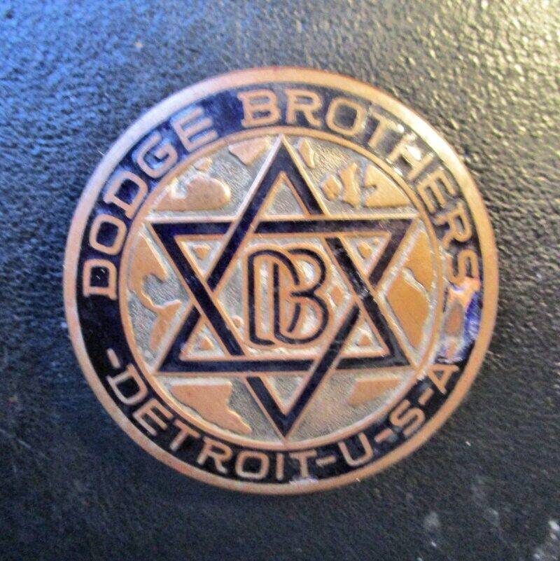 1926 Dodge Brothers DB Canada Car Truck Radiator Grill Porcelain Emblem Ornament