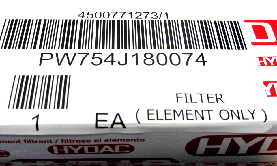 NEW HYDAC 0110D074WHC FILTER ELEMENT PW754J180074 - Image 2 of 4