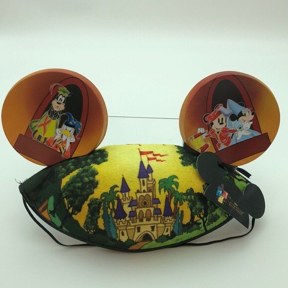 Disney Parks Limited Release Artist Series Mouse Ear Hat Castle - New with Tags Hat-featured_1-8055659-scaled.jpg main image 2