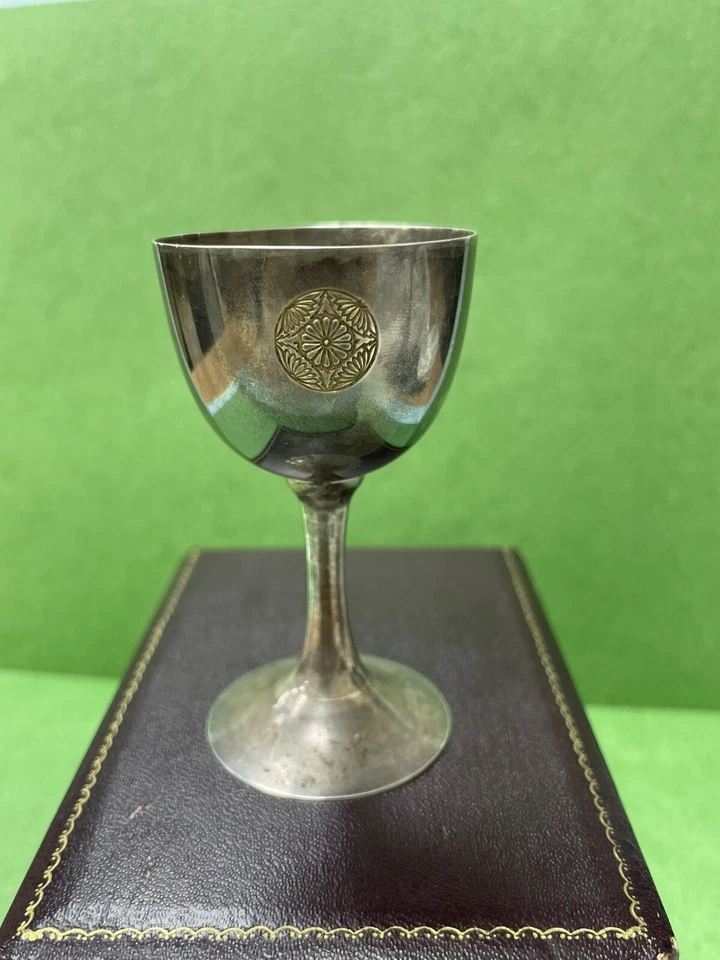 Antique Rare Asian Hallmarked Silver Egg Fitted Box 34 Grams R3 - Image 4 of 4