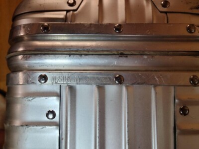 RIMOWA PILOT TROLLY 36L Silver Aluminium 2-wheels Carry Case