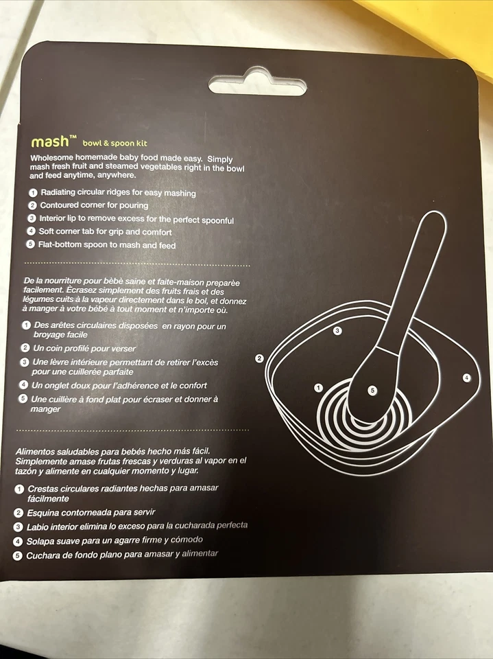 Zoli puré cuenco y cuchara niños bebé cuenco verde Zo•li Foto 3 de 4