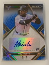 2021 Triple Threads Akil Baddoo Rookie RC Auto Blue #2/10 #RAC-ABA Tigers