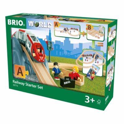 Brio Starter Set Ferrovia Pista Treni in Legno Brio 33773