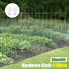 HardWare Cloth Welded Wire Mesh 1/4inch Chicken Wire Poultry Fence 36in x 50ft
