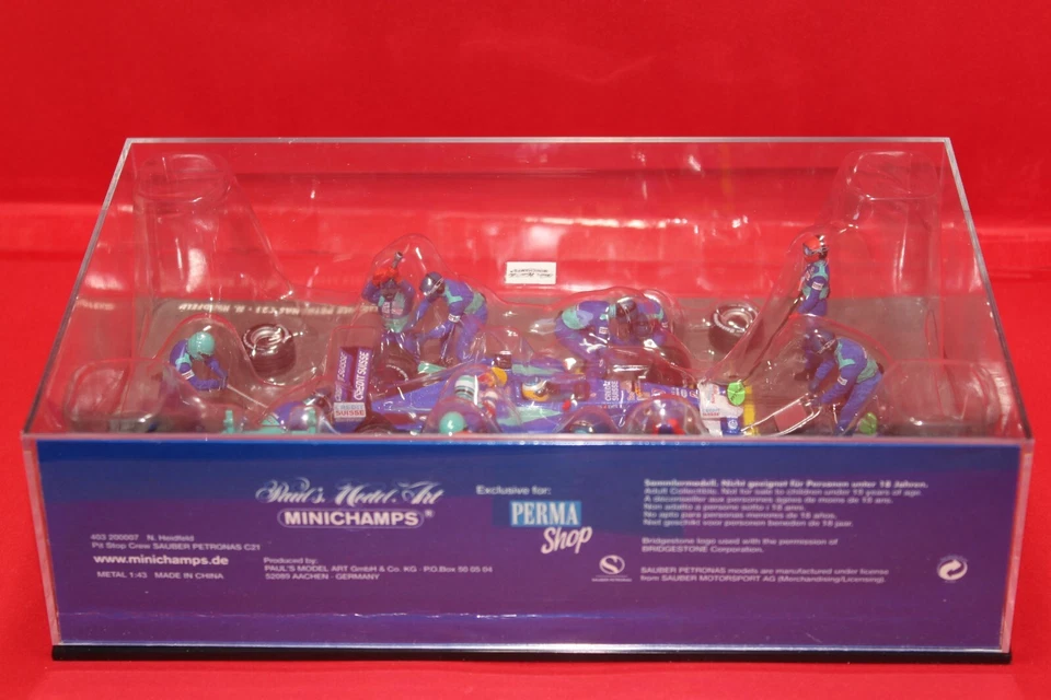1/43 Sauber Petronas C21 (2002) - #7 N. Heidfeld - PIT STOP - MINICHAMPS - Immagine 3 di 4