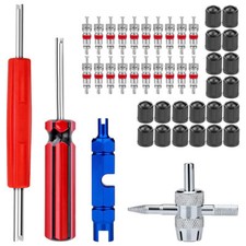 44x Tire Valve Stem Installation Remover Repair Tool Puller Car Truck Plug Core