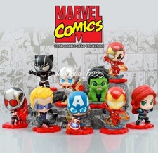 Marvel Comics Iron Man Hulk Black Panther Thor Figure Random Blind Box HOT TOYS