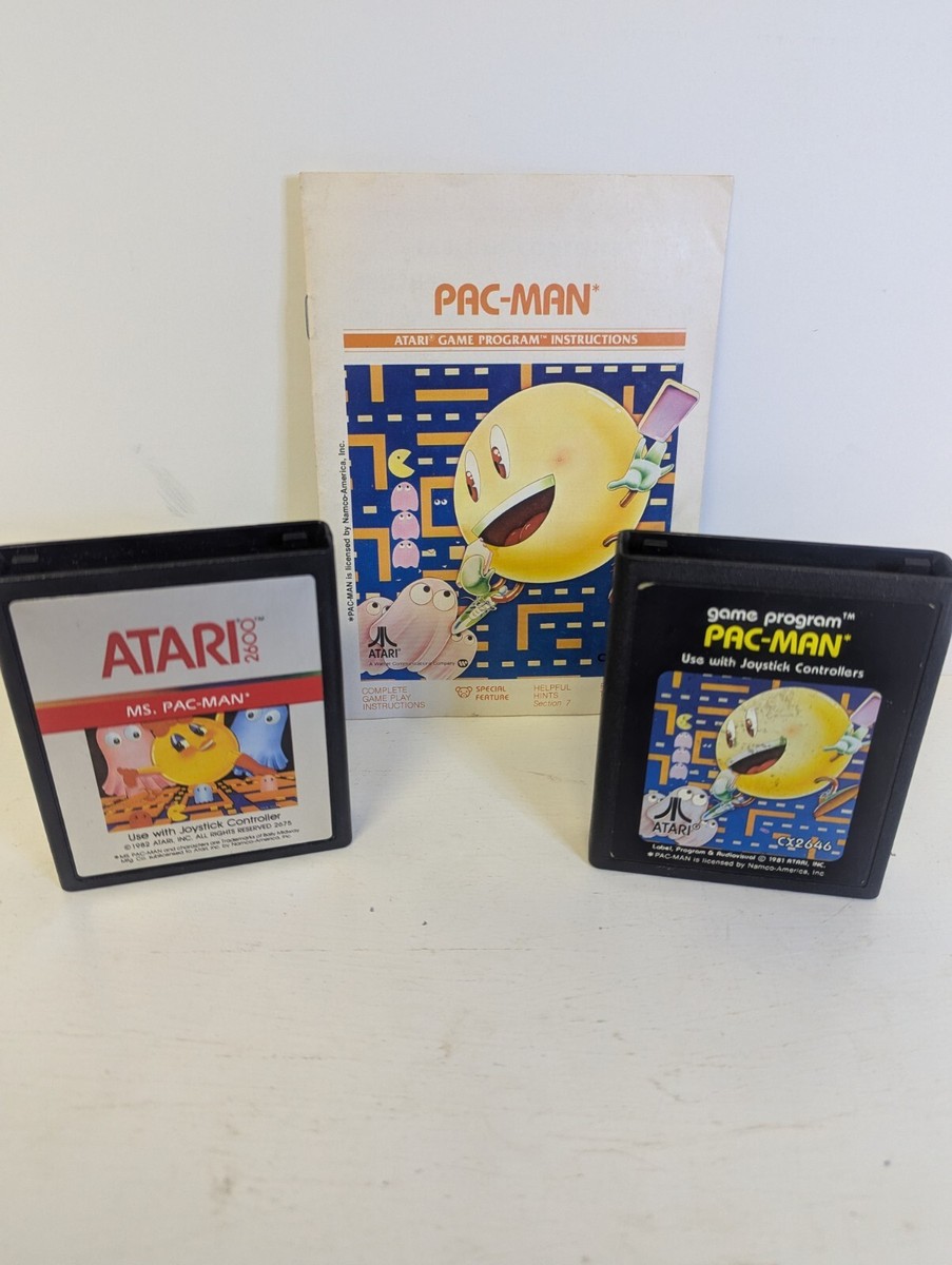 Pac-Man, Ms. Pac-Man Atari 2600, By Namco, Midway | eBay