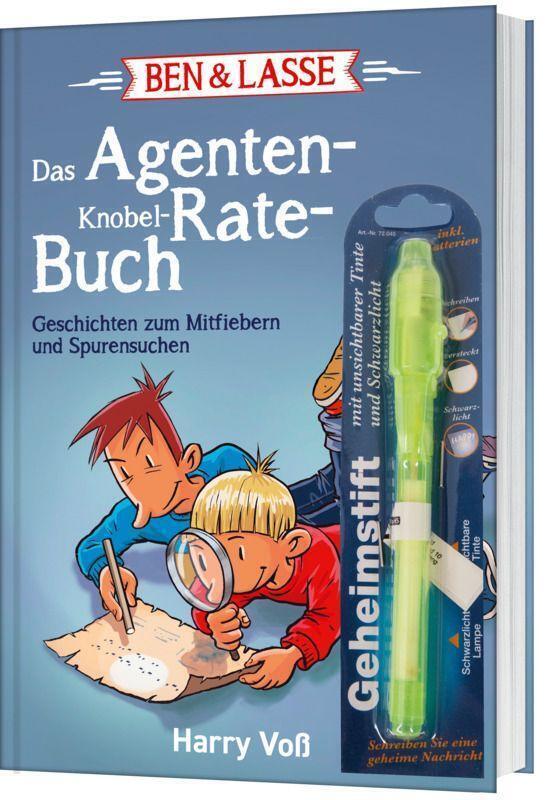 Thumbnail - Ben & Lasse - Das Agenten-knobel-rate-buch Harry Voß Buch 144 S.