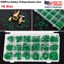 530PCS/set A/C System O-Ring Gasket Seals Washer Rapid Seal Car HNBR Repair Kit