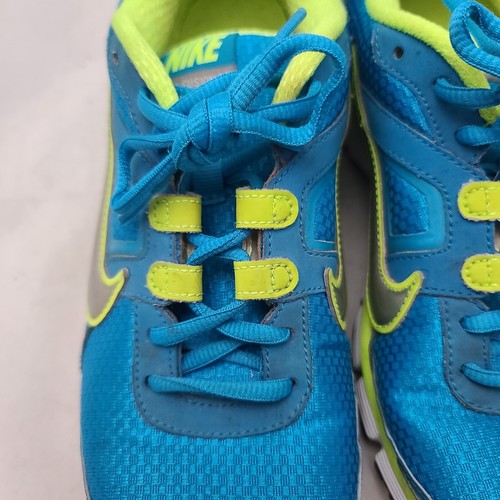 Sneakers da donna Nike Dual Fusion taglia 9,5 407847-401 blu turchese verde neon - Foto 9 di 17