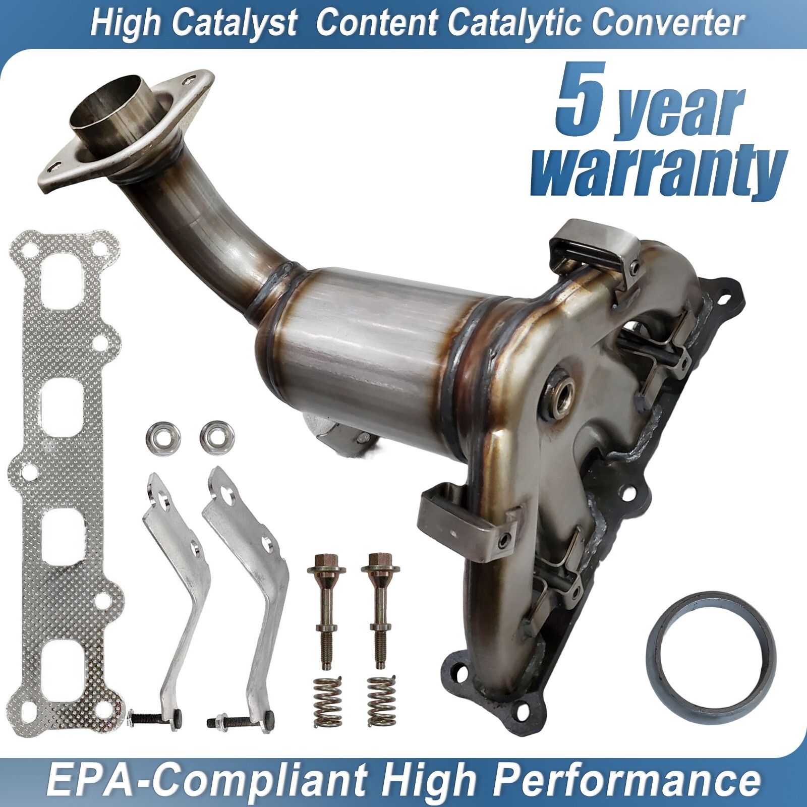 JT Exhaust Catalytic Converter Compatible with Jeep Compass
