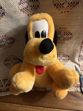Vintage Disneyland Plush Pluto Sitting Dog Walt Disney World Stuffed Animal 15