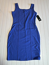 Wild Fable Small Women's Blue Tank Summer Dress Square Neck