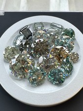 Wholesale Premium Moissanite Lot  19 Loose Gems  44 CTW  Round Brilliant 