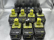 LOT OF 11 FOR PARTS Ryobi ONE 18V 4.0Ah Battery -sold as is