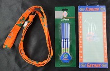 Florida Gators University Lanyard Pen  Notepad Set Lot of 3