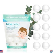 Natural Vapor Bath Bombs for Toddlers  Kids, Eucalyptus Oil, 10 Count