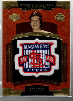 A6450- 2004 Sweet Spot Classic Patch 230 #SSPRA Richie Ashburn 48 AS /230 -NM-MT