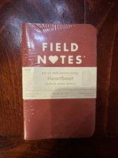 RARE Field Notes Heartbeat - 2-Pack Memo-sized notebooks Limited FNW-02