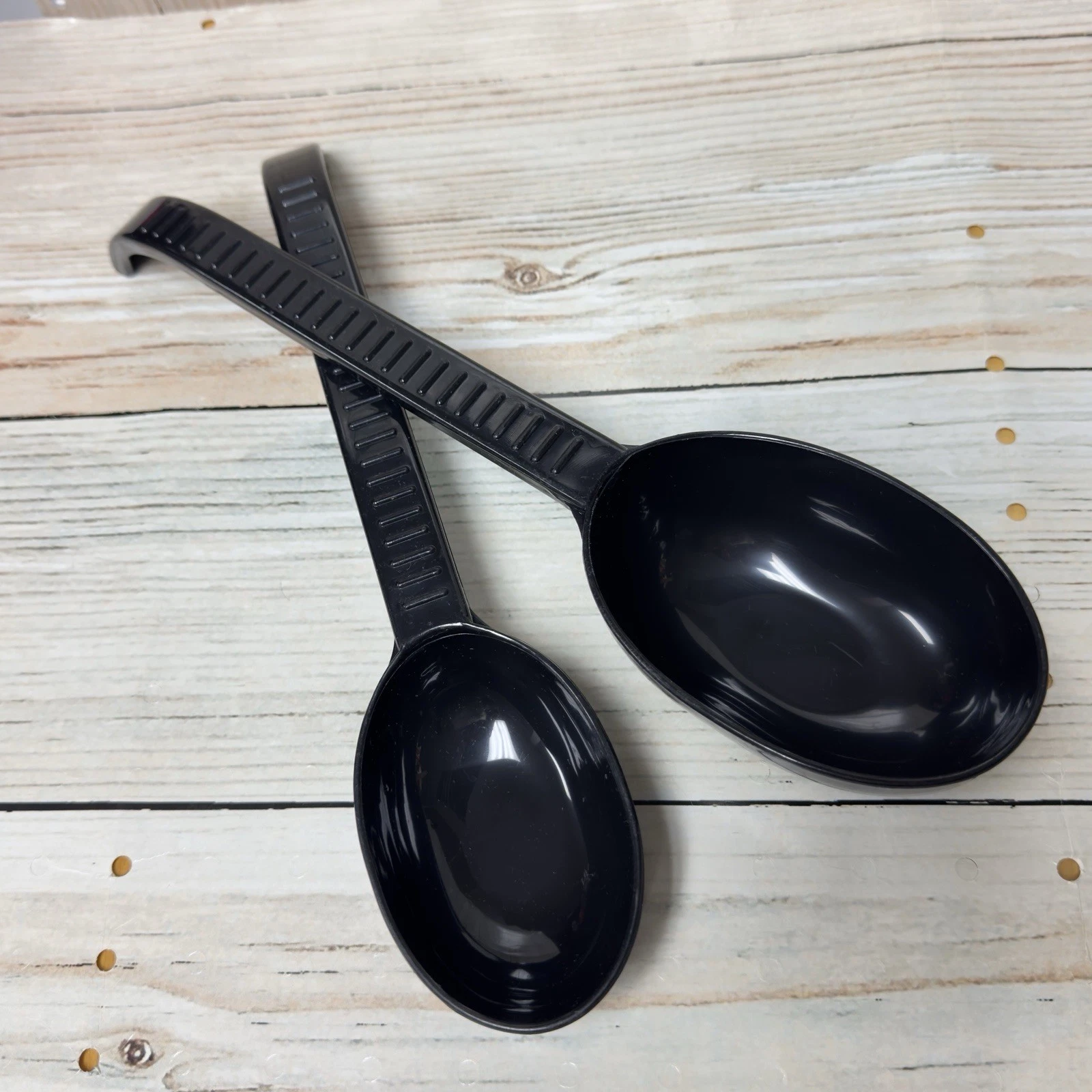 Weight Watchers Measuring Black Serving Spoons Set 1 Cup 1/2 Portion Control
Opens in a new window o