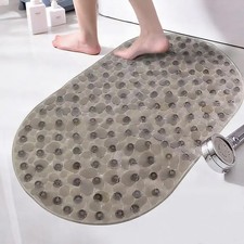 Anti-Slip Bathtub Mats Shower Bathroom Pad Floor Long Mat,Stone Texture Desig...