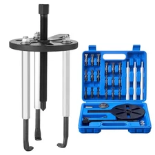 21 in 1 Bearing Disassembly Puller Inner Hole Removal Tool 3-Jaw Puller