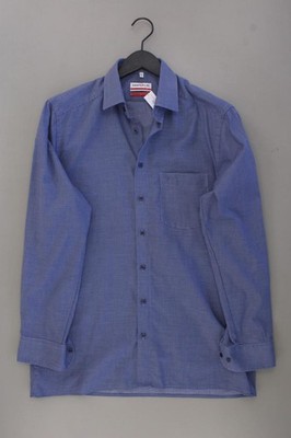   MARVELIS Langarmhemd Modern Hemd für Herren Gr. Hemdgröße 41, L, 52 blau  
