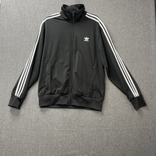 Adidas Mens Firebird Track Top size Large adicolor sport range black full zip