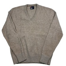 Vintage 80s Robert Bruce tan/beige wool sweater Men  s large Excellent Condition