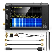 New Tiny Spectrum Analyzer 4" Display 100kHz To 5.3GHz With 32GB Card Version