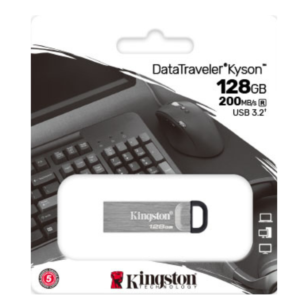 USB Flash Drive Memory Stick Thumb Pen Fast Speed Kingston 128GB-image