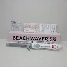 Beachwaver S.75 Ceramic Rotating Curling Iron Defined Waves Hair New Open Box