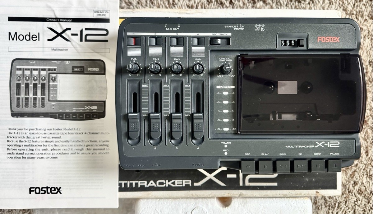 Fostex X-12 マルチトラックレコーダー Fostex X-12 Analog Multi Track Recorder for sale online | eBay