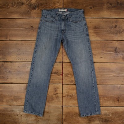 Levis 514 Jeans 32x32 Herren Blau 00s Regular Straight Slim Medium Stonewash Denim