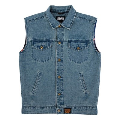Cannibal Corpse Mens Creature Denim Vest