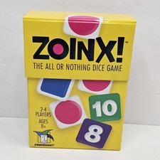 Zoinx! The All or Nothing Dice Game Gamewright Learn Probability