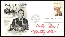 Comedian Actor Marty Allen First 1st Day Cover Signed Auto Rare Autograph