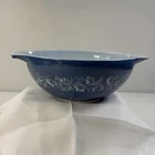 Vintage Pyrex 444 Cinderella Mixing Nesting Bowl Colonial Mist Blue 4-QT Granny
