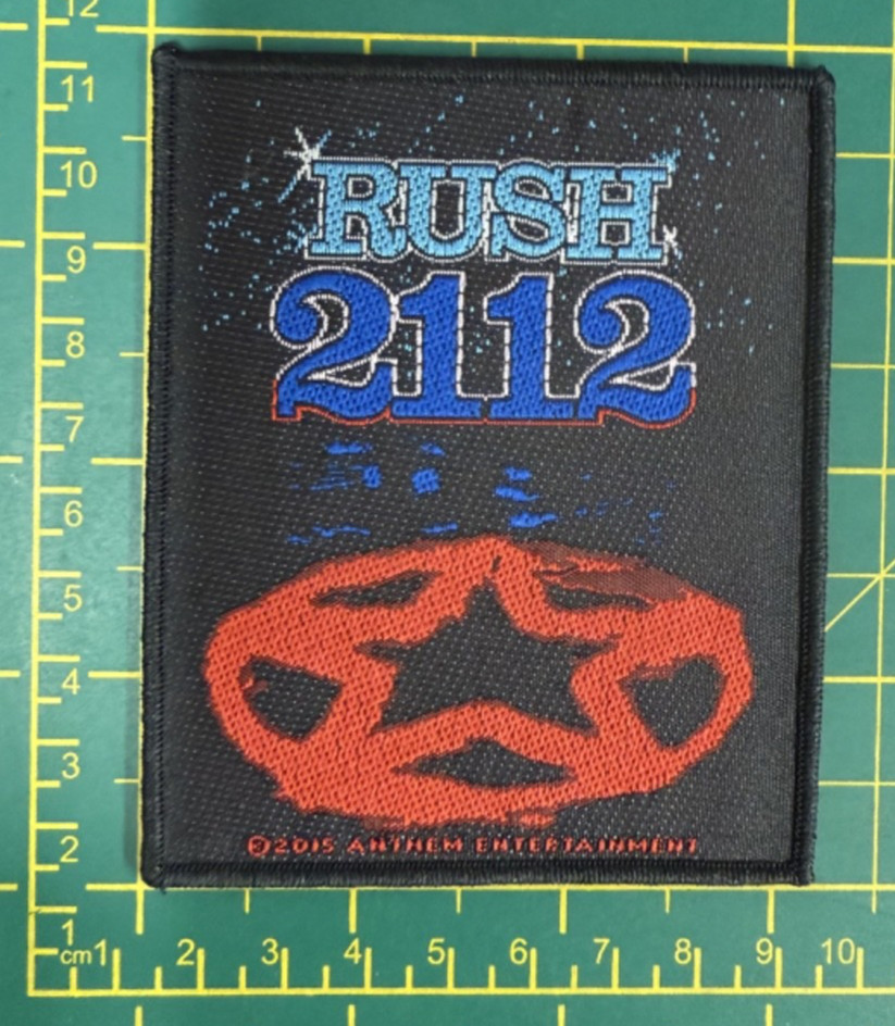 Rush 2112 Album Cover Woven Sew On Patch Officially Licensed