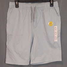 Cat Jack Boys Pull-On Shorts XXL 16/18 Light Blue Drawstring Pockets