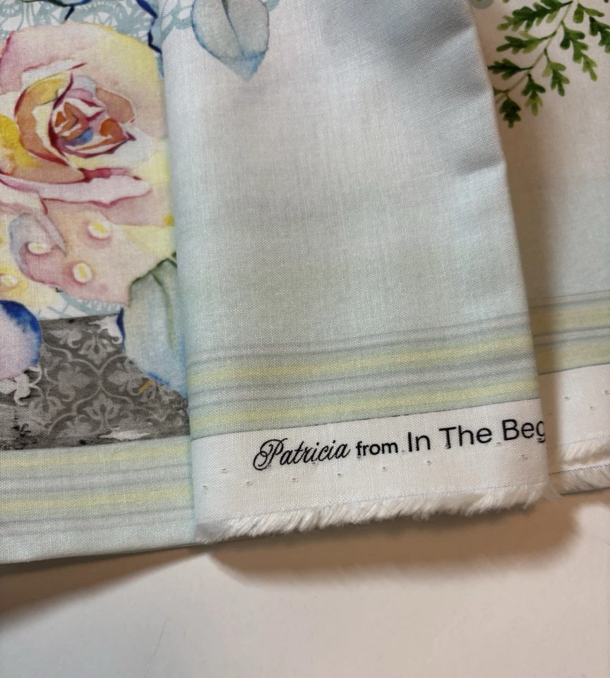 Parche floral acolchado rosa 36x74 Patricia from In The Beginning Fabrics 2021 Foto 4 de 4