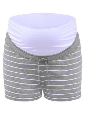 Bellybutton Maternity Damen Graue kurze Umstandspyjama-Shorts