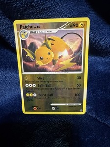 Pokemon TCG Cards Raichu 8/100 Stormfront Reverse Holo Rare