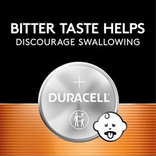 Duracell CR2025 3V Lithium Battery, Child Safety Features, 2 Count Pack,...