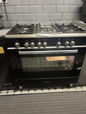 Kenwood Large Freestanding Gas Cooker – Black  Both Gas And Electric