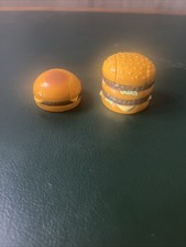 McDonalds Happy Meal Toy 1990 Hamburger Cheeseburger Bun Transformer Vintage