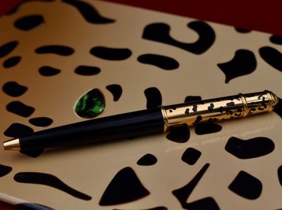 CARTIER Diabolo de Cartier Mini Panther-spot Ballpoint Pen Ref